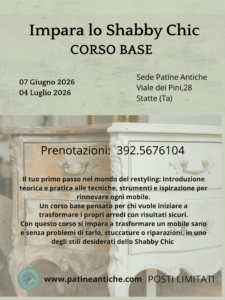locandia corsi impara lo shabby chic